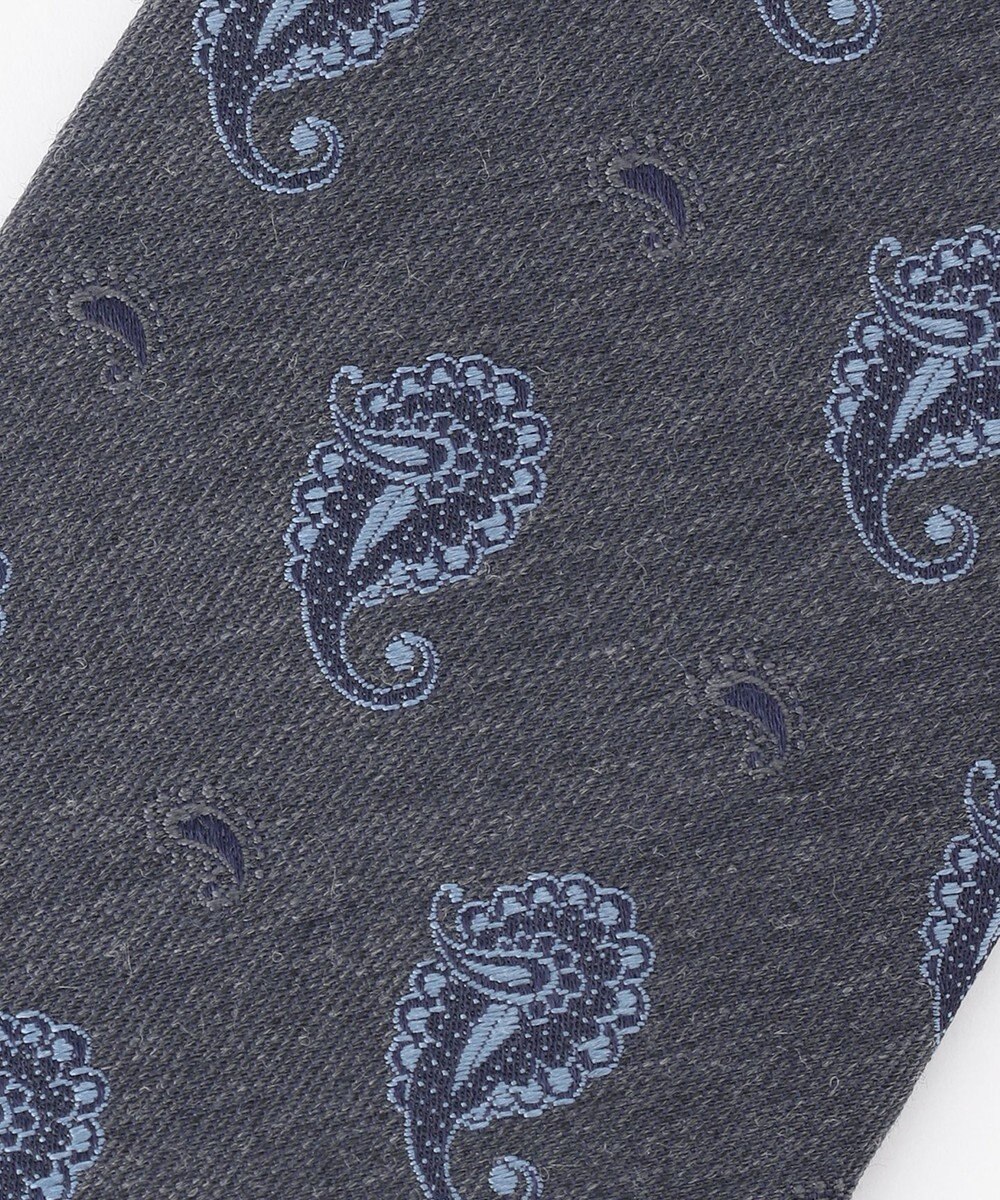 JOSEPH ABBOUD 【日本製】ペイズリーレジメンタル ネクタイ 