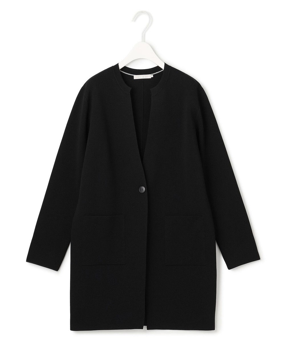 ICB L 【洗える】 アセテートミラノ ロングカーディガン 