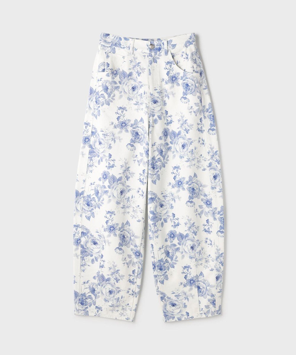 GRACE CONTINENTAL サイド切替バレルパンツ 