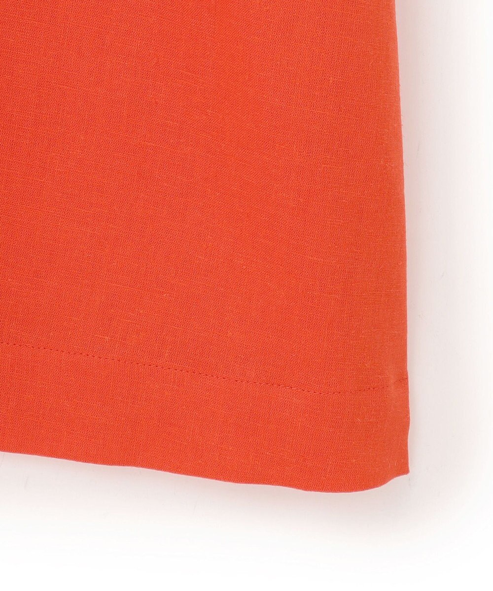 UNFILO リネンレーヨン スキッパー ワンピース 