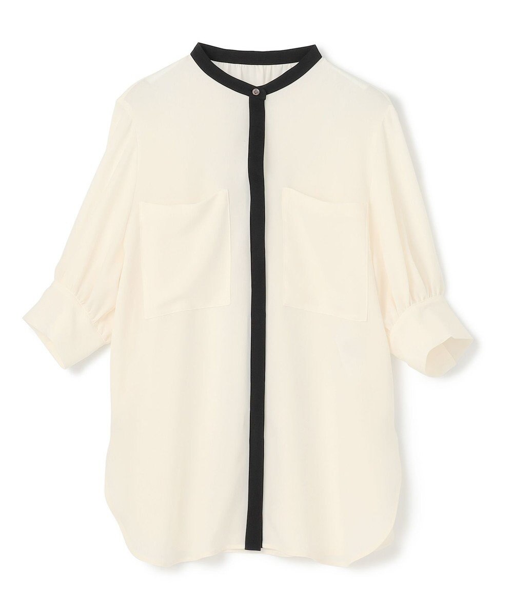 BEIGE， SIBYLLE /  配色カラーパフスリーブブラウス 