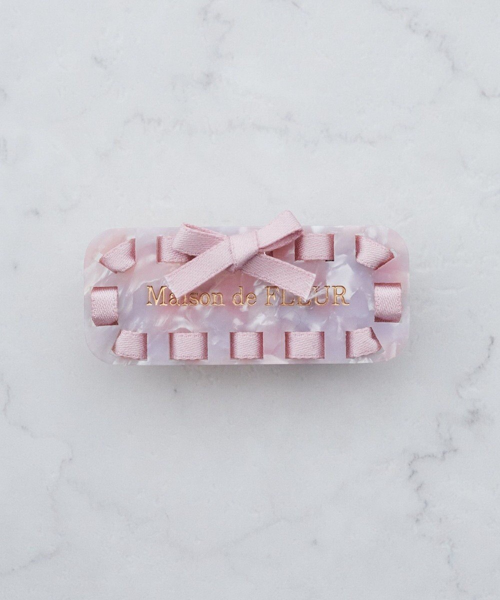 Maison de FLEUR クロッシェリボンクリップ 