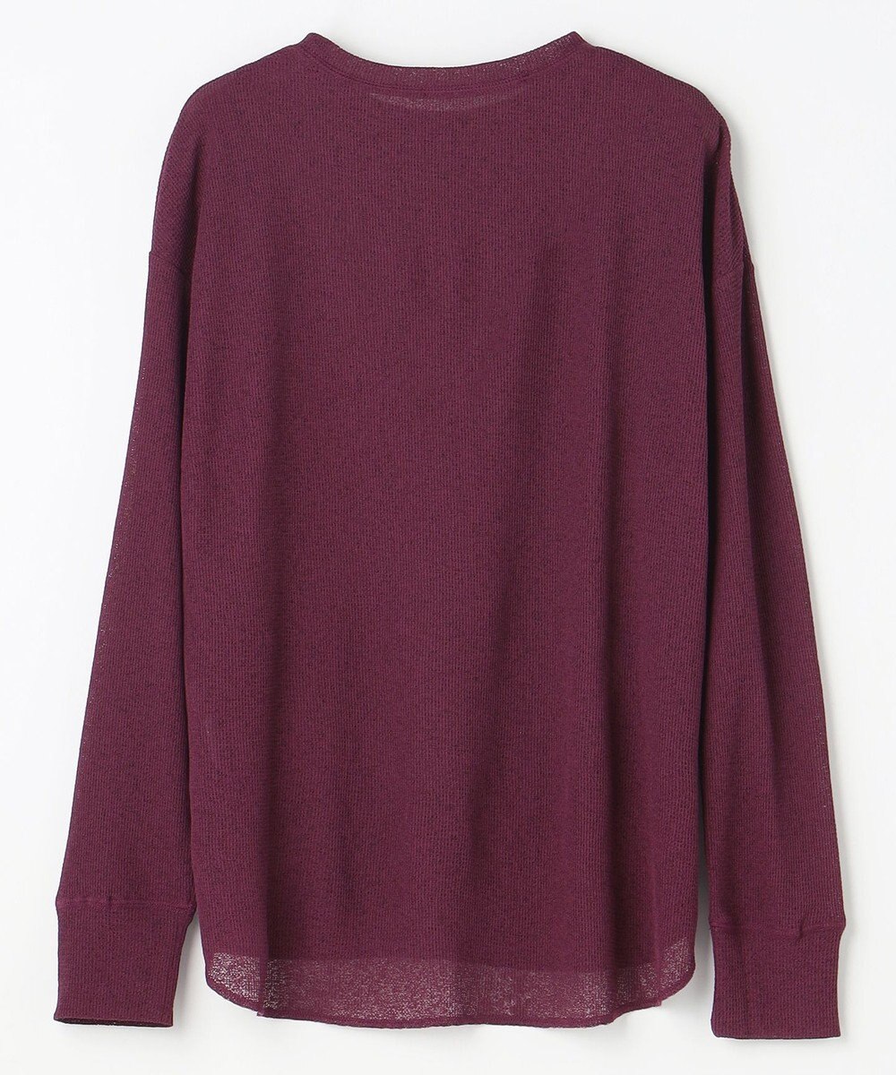 ANY L シアーワッフルロングスリーブTシャツ 