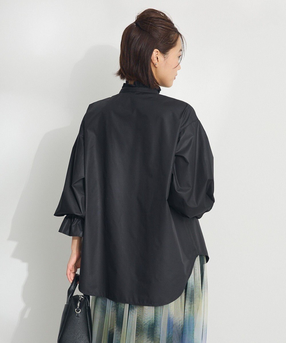 CRAFT STANDARD BOUTIQUE スタンドフリルブラウス 