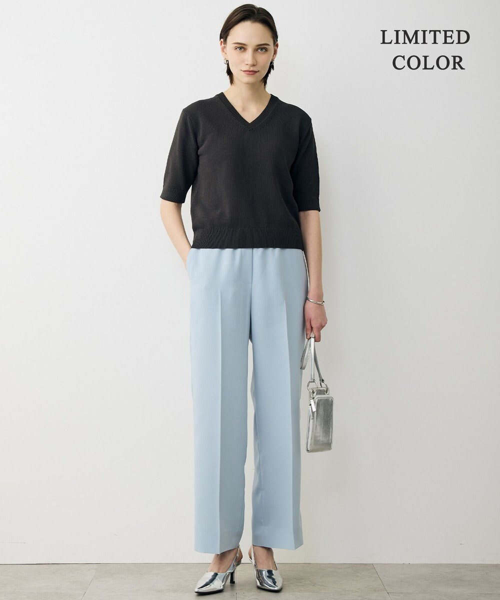 ICB L 【先行予約・WEB限定カラーあり】FluidBackSatin ワイドパンツ 