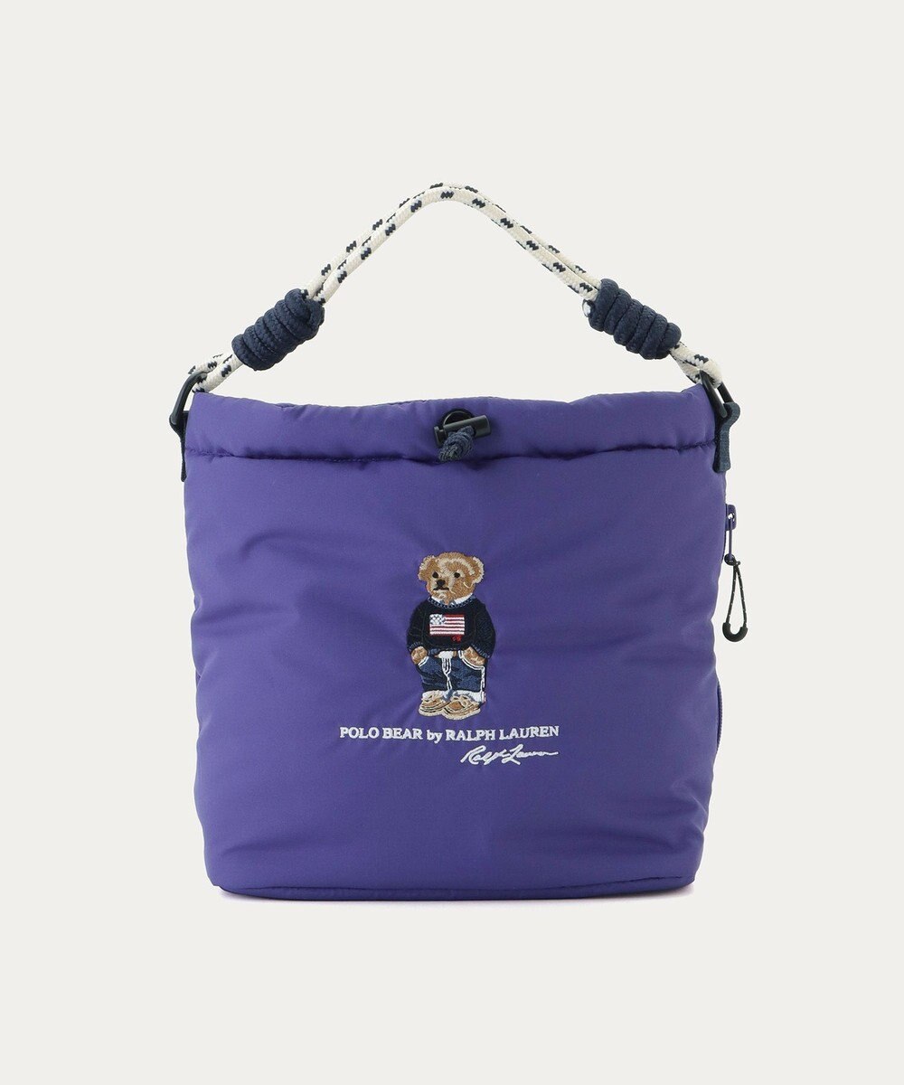 MOONBAT POLO RALPH LAUREN(ポロ ラルフローレン) FLAG BEAR ポロベア ショルダー レインバッグ 無地 刺繍 傘袋 