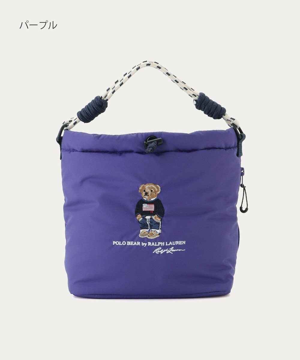 MOONBAT POLO RALPH LAUREN(ポロ ラルフローレン) FLAG BEAR ポロベア ショルダー レインバッグ 無地 刺繍 傘袋 