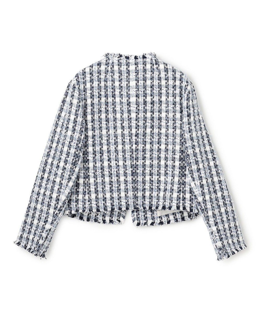 BEIGE， BERYL / ファンシーツイードノーカラージャケット 