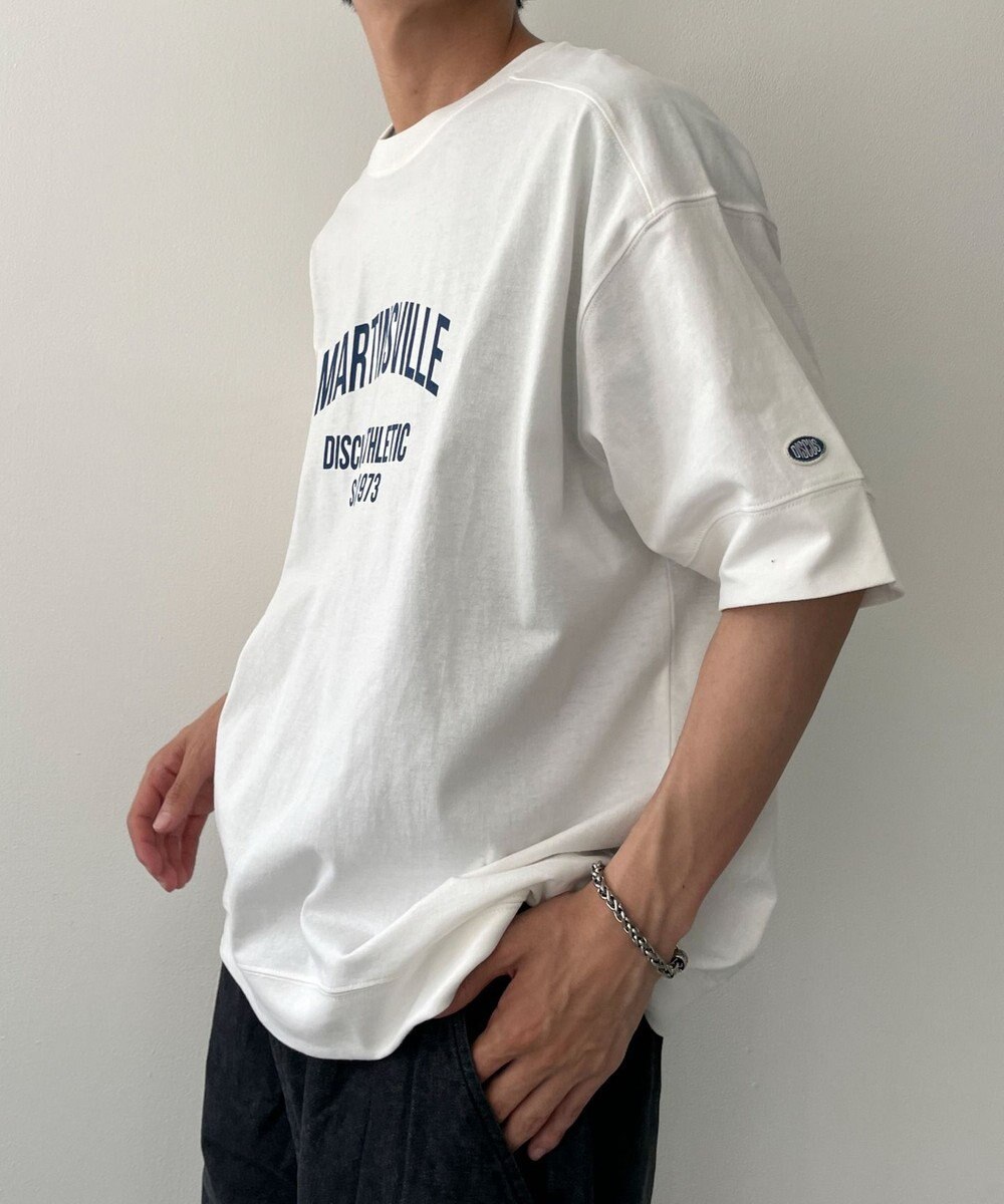 WEGO 【綿100%/MLサイズ展開】DISCUS　ルーズカレッ１００％ 