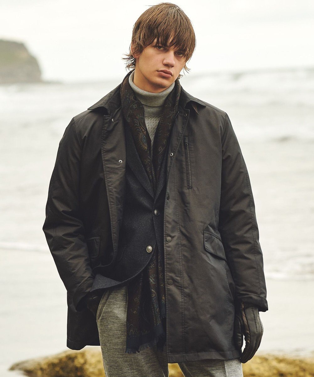 JOSEPH ABBOUD 【外せるダウンライナー/軽量】2WAYインターレース ダウンコート 