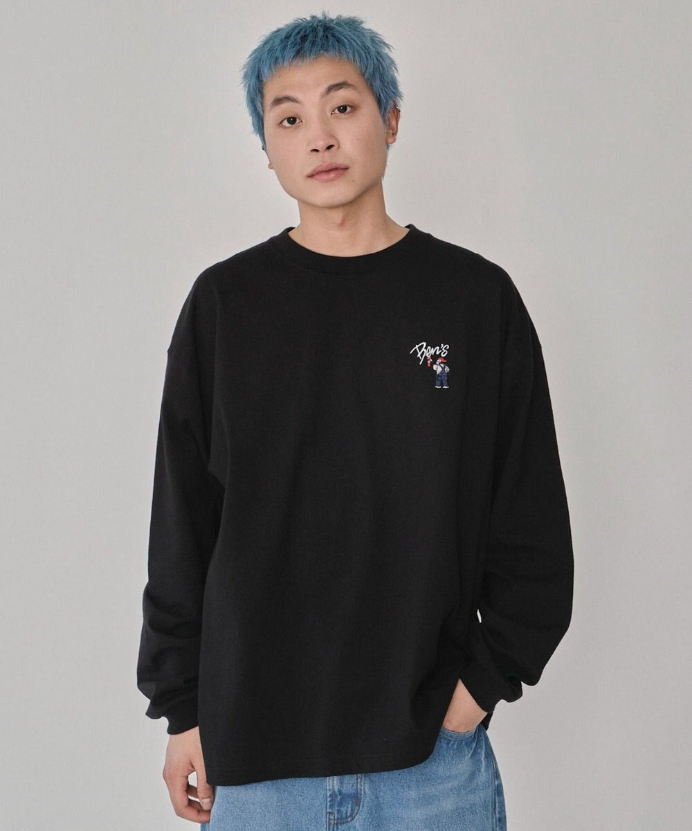 WEGO 【ユニセックス着用ITEM】別注BENDAVISワンポイントT（LS） 