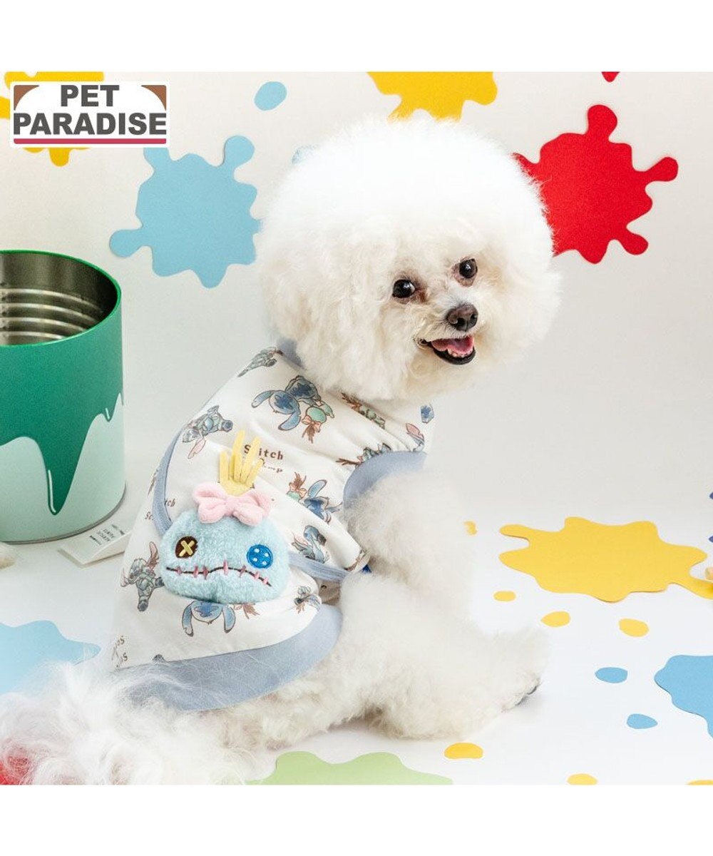 PET PARADISE ディズニー スティッチ＆スクランプ トレーナ 小型犬 