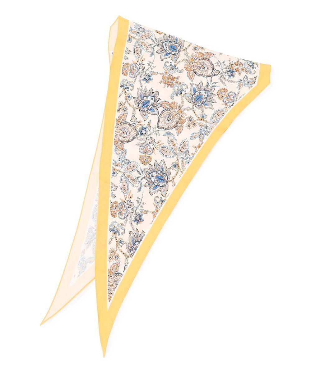 23区 【先行予約】Ericaキャラコ  ペイズリープリント スカーフ 