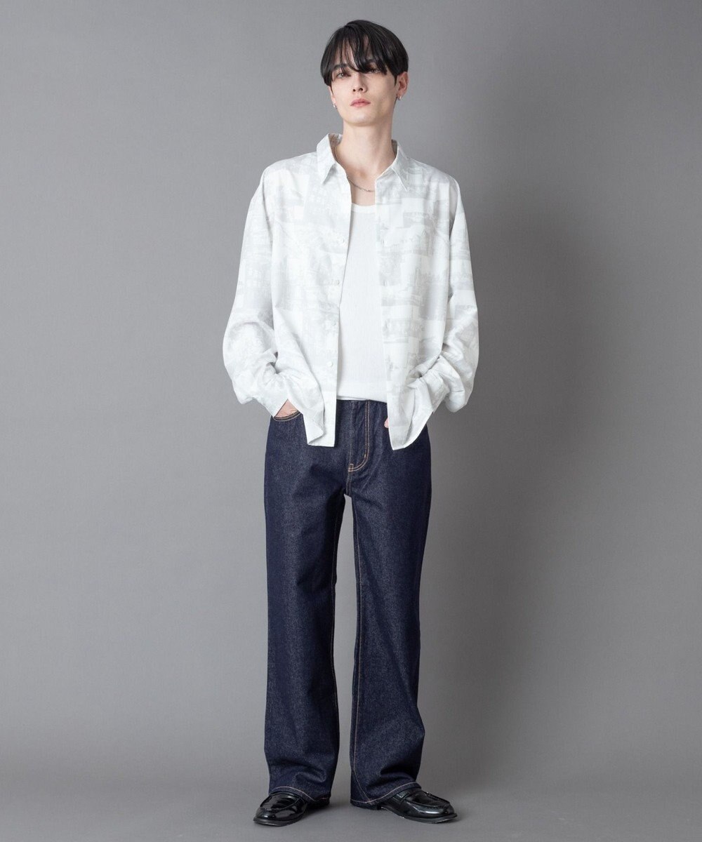 WEGO パターンルーズシャツ（LS） 