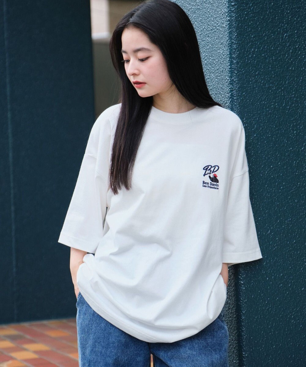 WEGO 【接触冷感/吸水速乾/ユニセックス着用ITEM/SMLサイズ展開】別注BENDAVISクールタッチワンポイントT（SS） 