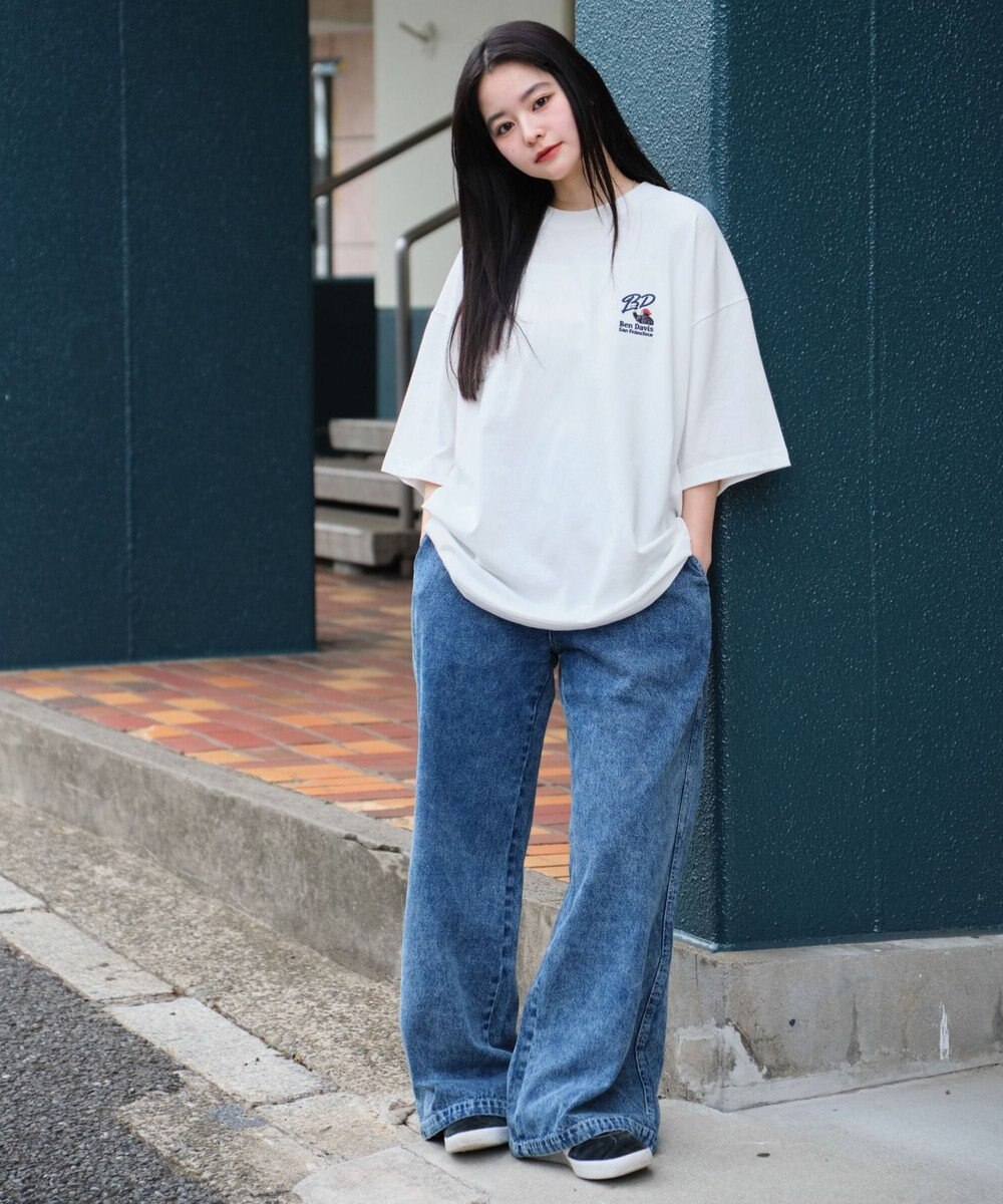 WEGO 【接触冷感/吸水速乾/ユニセックス着用ITEM/SMLサイズ展開】別注BENDAVISクールタッチワンポイントT（SS） 