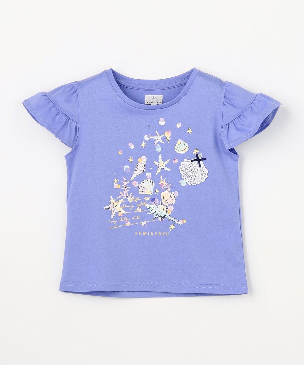 組曲 KIDS 【110-140㎝】 シーグロウフリルTシャツ 