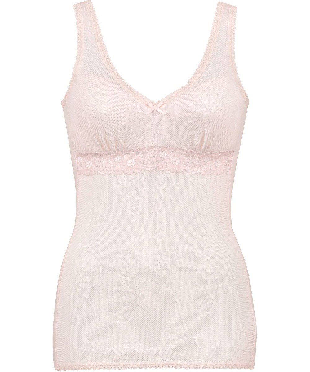 Wing カップ付きインナー 綿100％(身生地部) さらっと快適 【綿100％ メッシュタイプ】 ラクな着ごこち ノースリーブ EL6184 ウイング／ワコール 