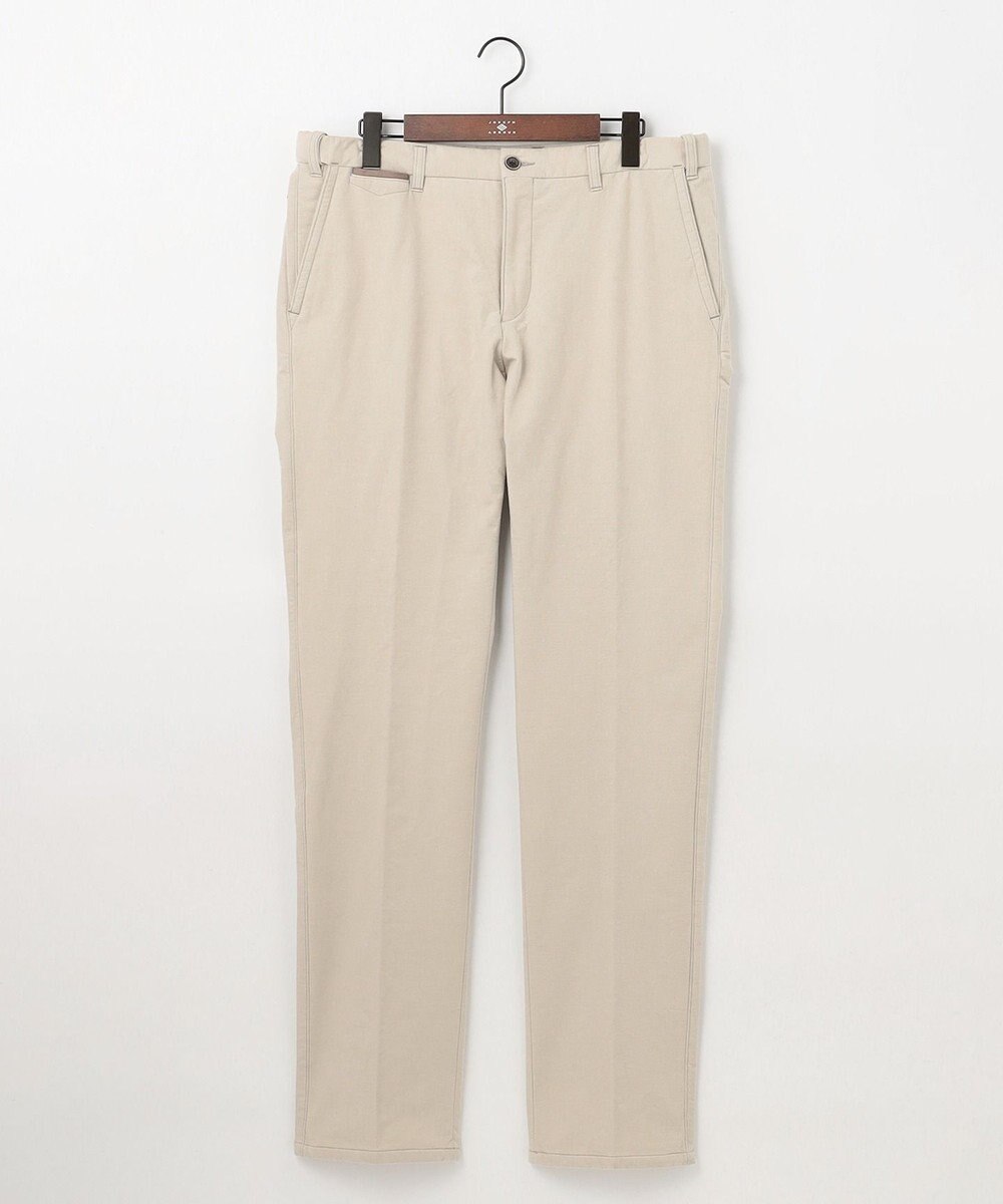 JOSEPH ABBOUD 【キングサイズ・ウエストも伸びる！/2WAYストレッチ/暖かい/オーガニック】オーガニックコットン ウオーム パンツ 
