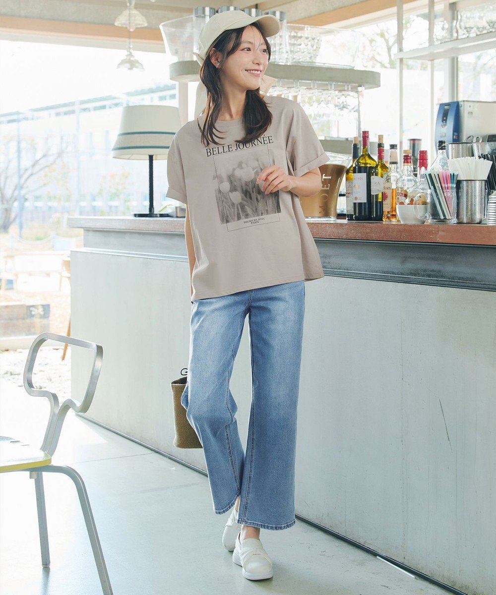 Tiaclasse 【安田美沙子さん着用】ストレッチストレートデニム 