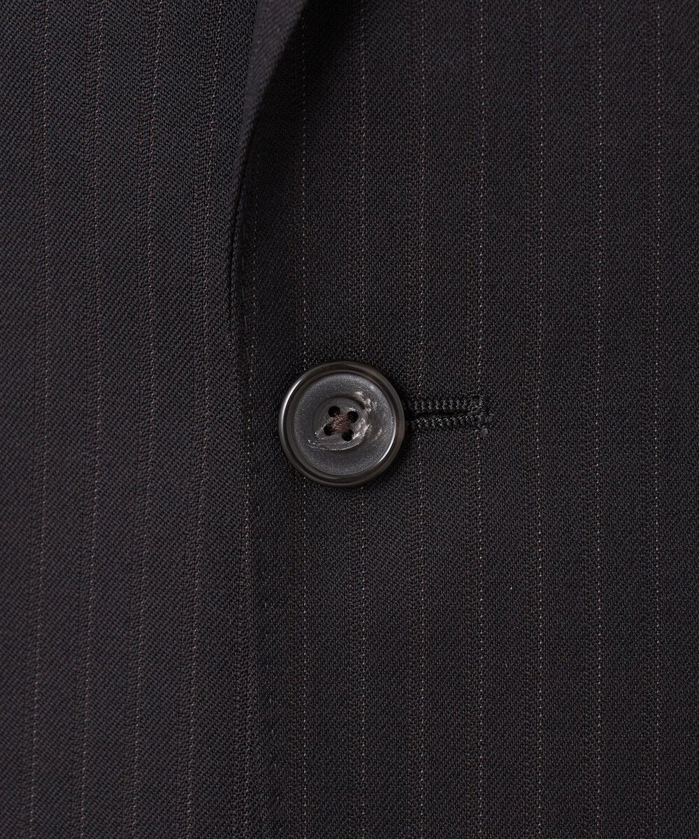 GOTAIRIKU シワになりにくい【御幸毛織/みゆきけおり】DRY SPINNER(ドライスピナー)スーツ（ブラウンストライプ） 