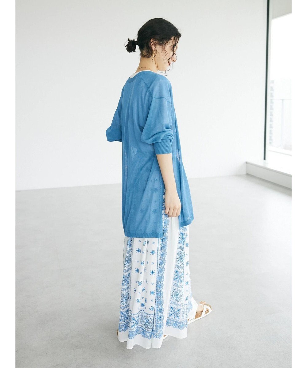 CRAFT STANDARD BOUTIQUE シアーニットトッパーカーディガン 