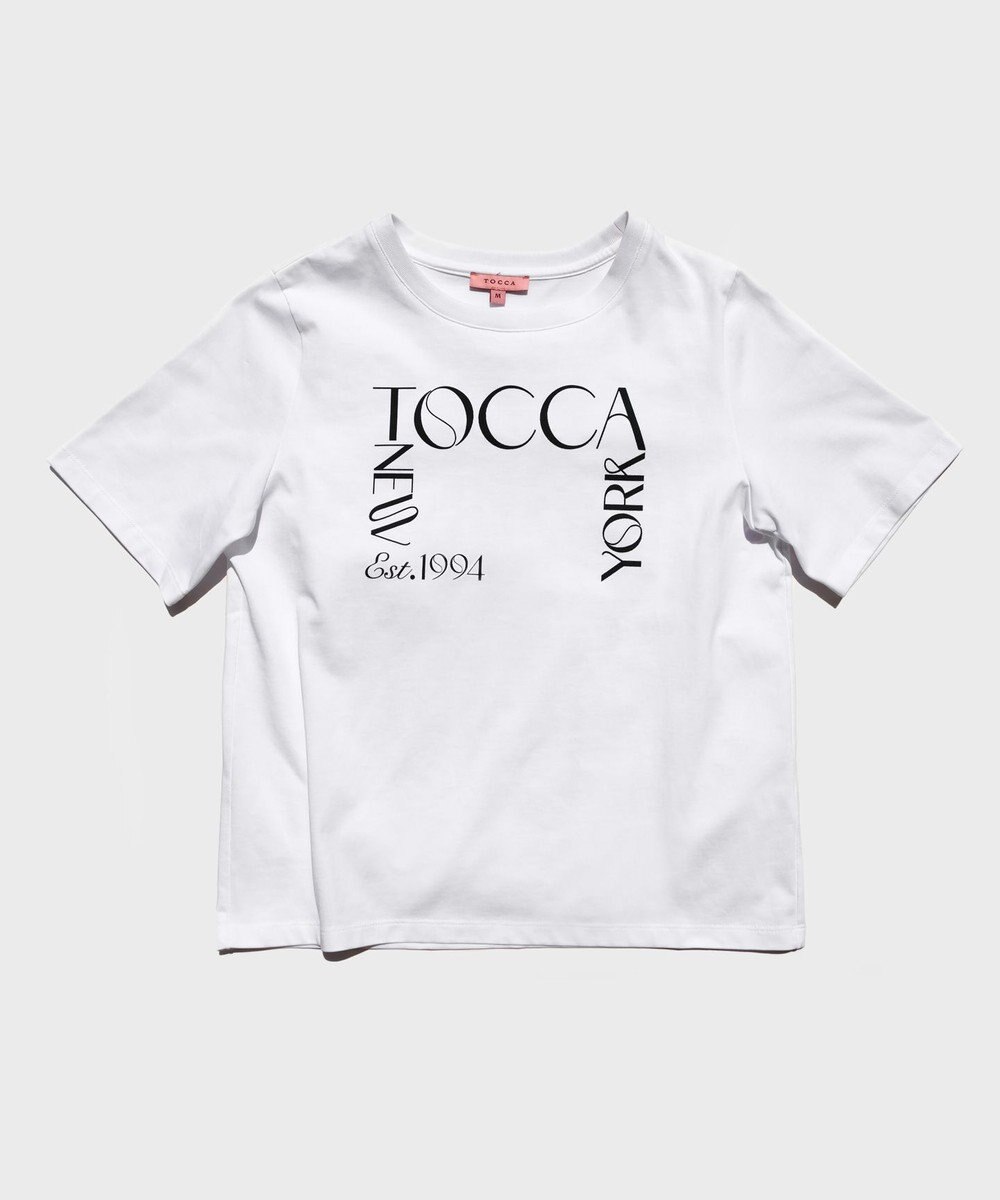 TOCCA 【接触冷感・UV90%以上カット・洗える】TNY LOGO Tシャツ 