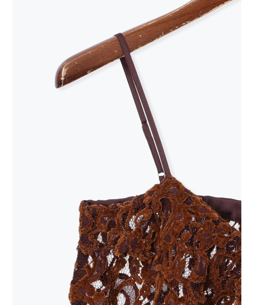 Te chichi ベロアレースキャミソール 