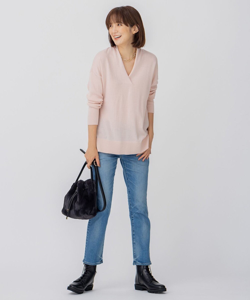 23区 【CLASSY.1月号掲載】フェイクファー ショルダーバッグ 