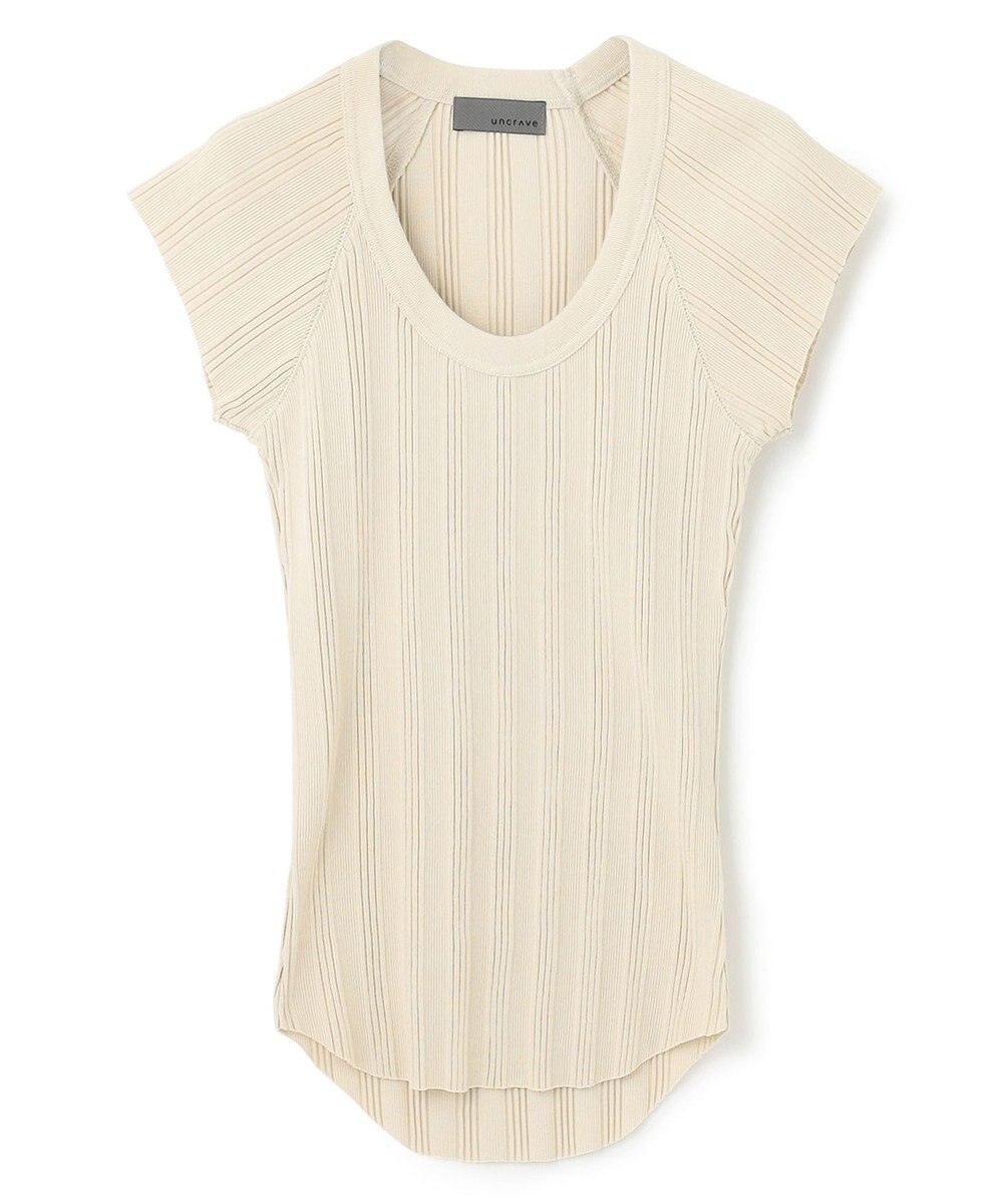uncrave ランダムリブカットソー 
