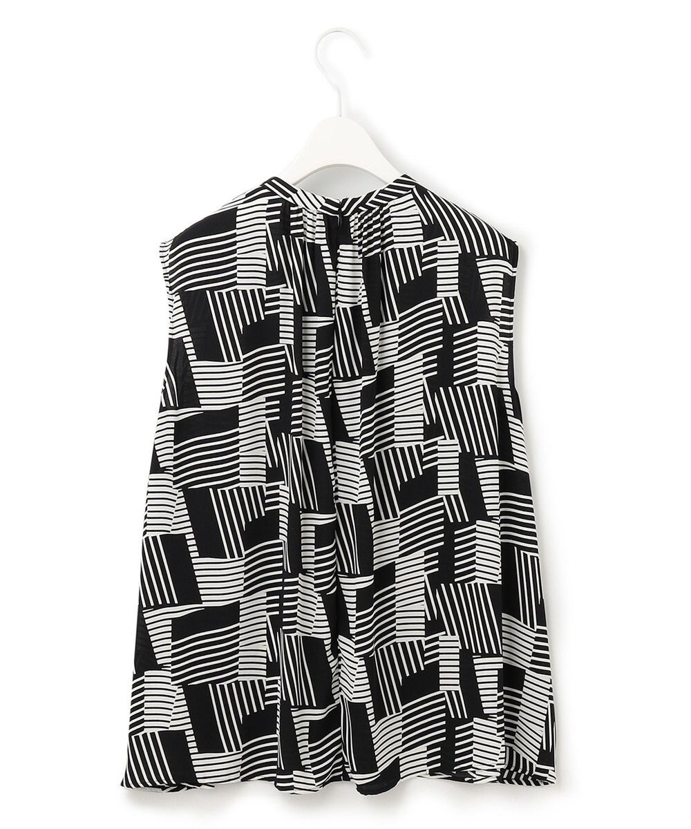 ICB 【WEB限定カラーあり】 Back Satin Amunzen ノースリーブブラウス 