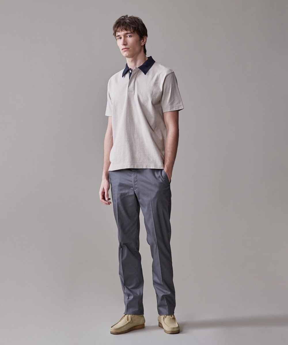 J.PRESS MEN バイカラーラガー ポロシャツ 