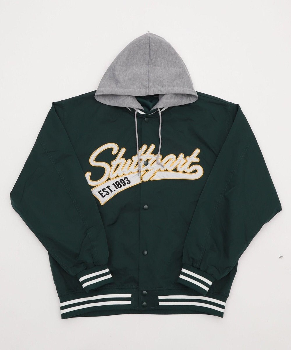 WEGO 【ユニセックス着用ITEM】2WAYフードワッペンスタジャン 