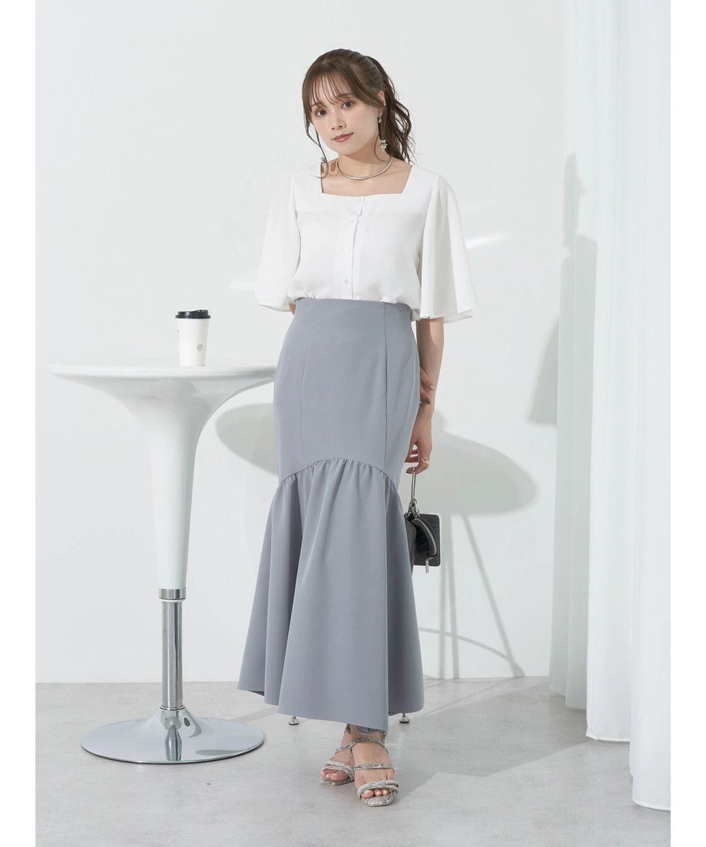 earth music&ecology ２ＷＡＹショルダースリットブラウス 