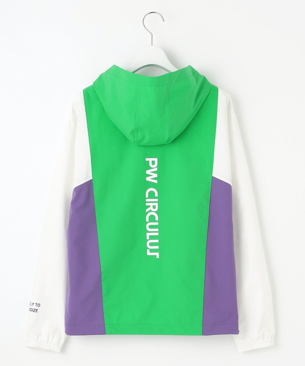 PW CIRCULUS 【撥水加工/ストレッチ】【WOMEN】カラーブロッキング ブルゾン ゴルフウェア レディース 