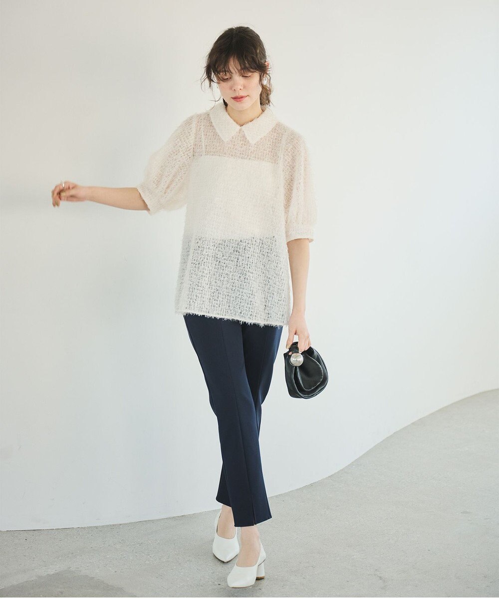 #Newans フィラッフィパフスリーブプラウス 