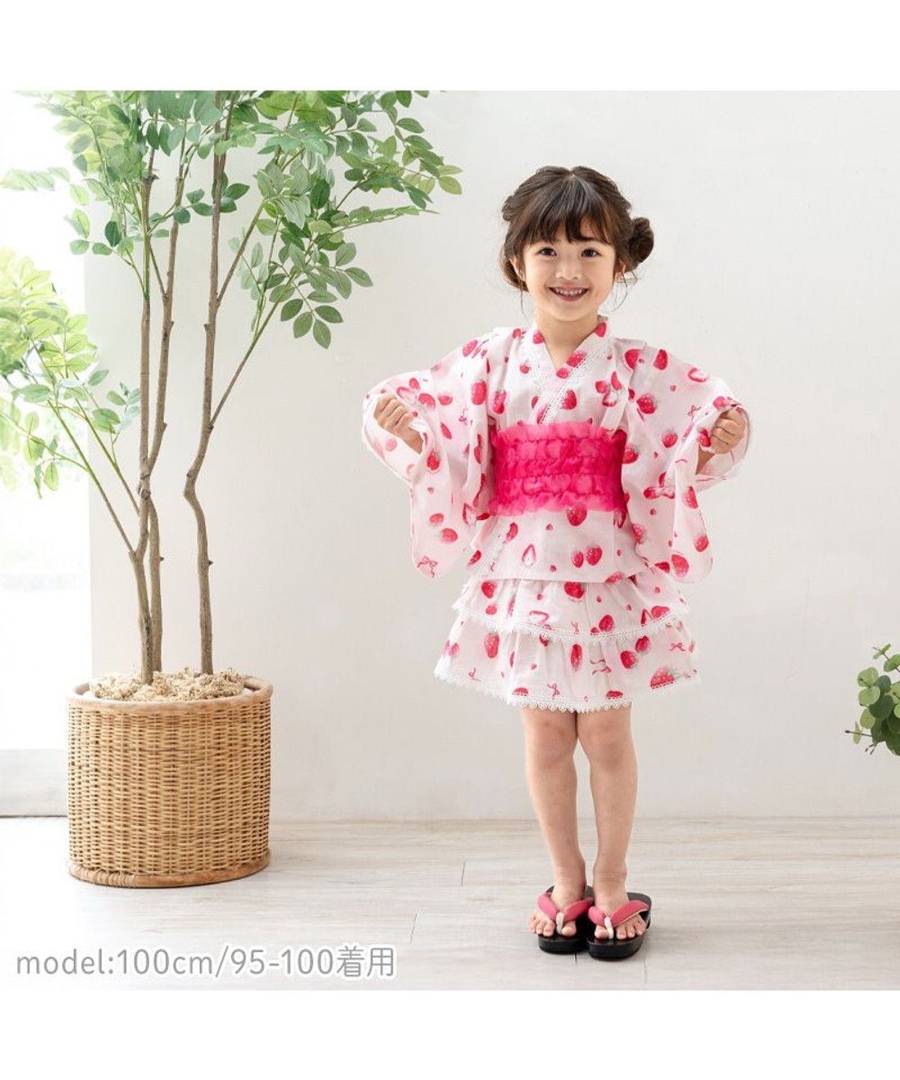 Mother garden 2025 マザーガーデン 野いちご 浴衣ドレス 《水彩柄》 95～100cm / 105～110cm 