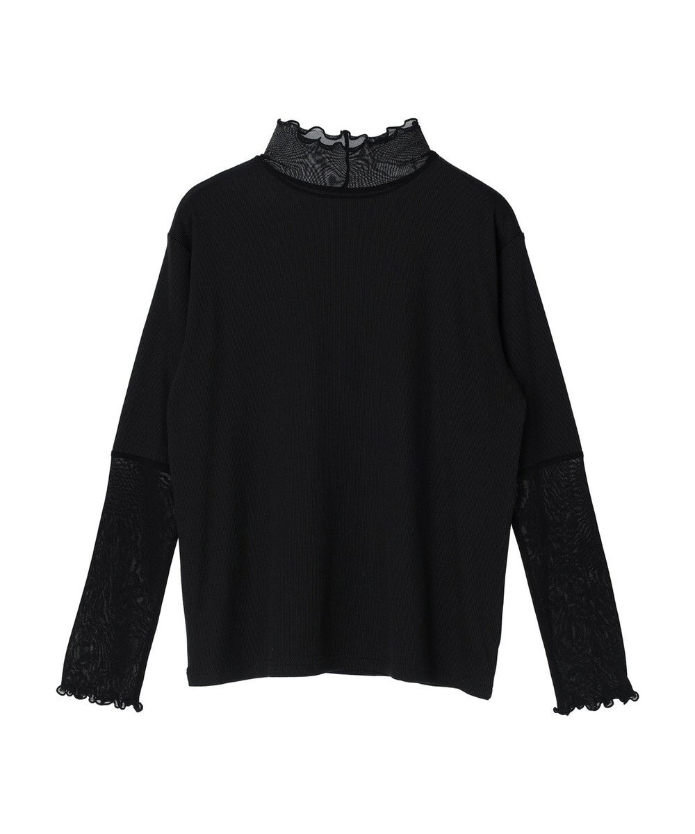 Green Parks ・ｎｏｖｅｍ９　リブ×シアーハイネック 