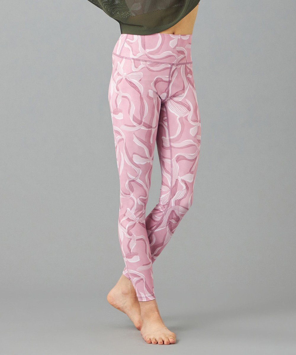 Chacott Chacott BALANCE リボンプリントレギンス 