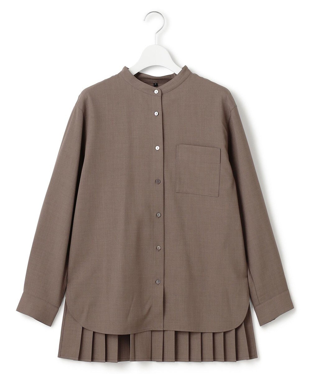 J.PRESS YORK STREET 【WOMEN】バックプリーツ ブラウス 