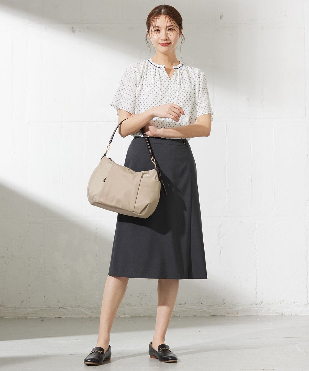 J.PRESS LADIES L 幾何プリント カットソー 