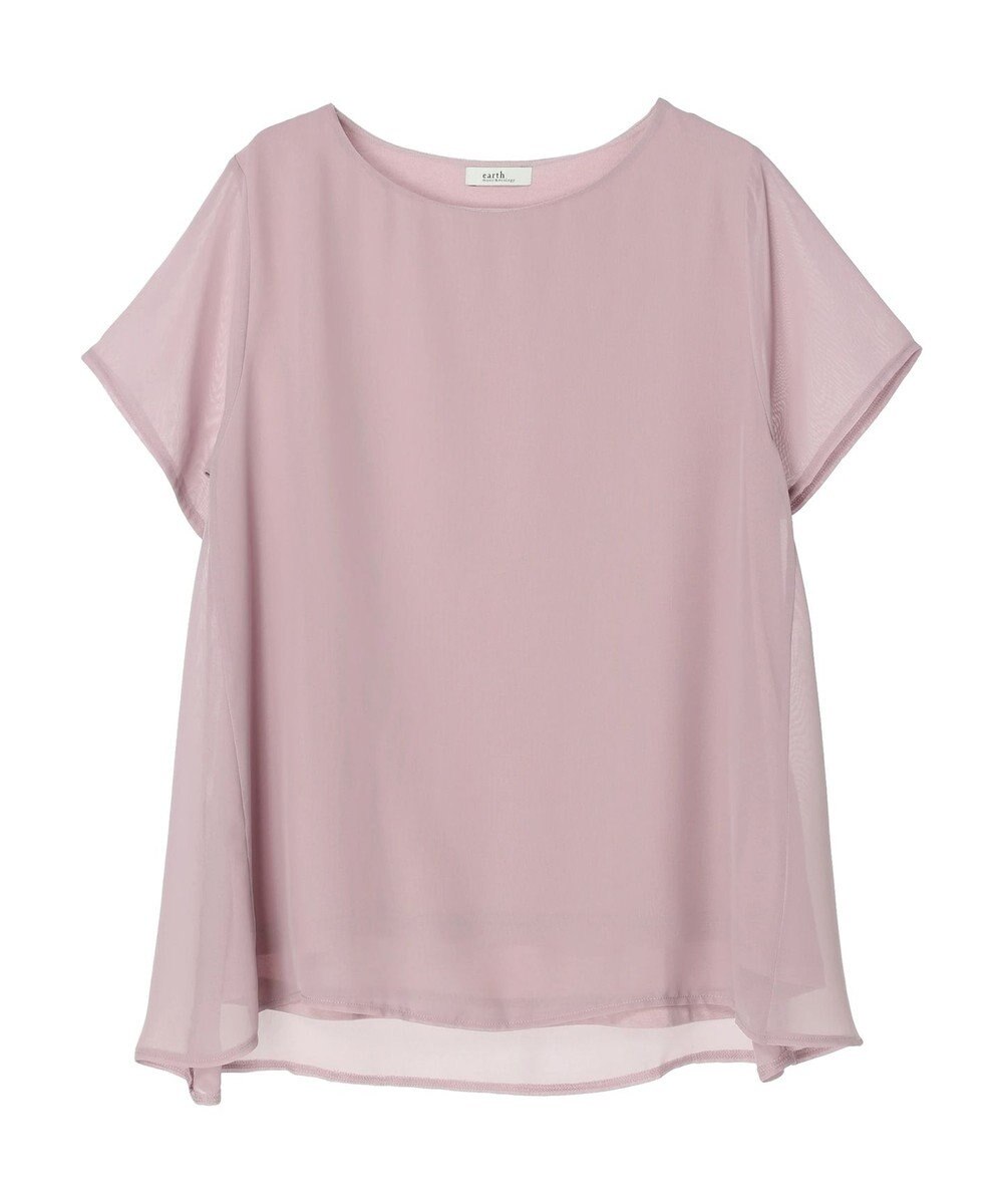 earth music&ecology シアードッキングＡラインチュニック 