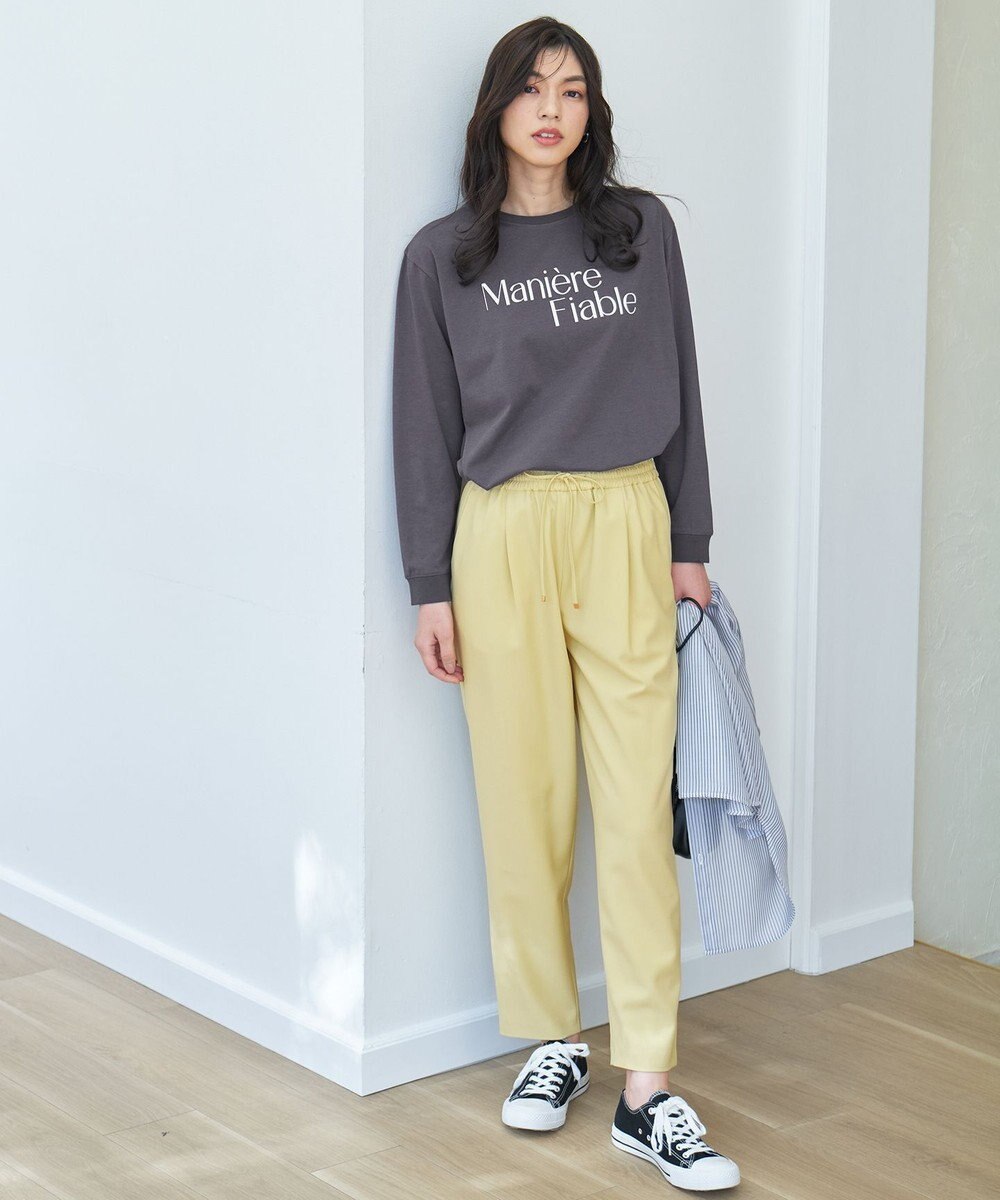 ANY L 【洗濯機可/接触冷感/UVケア】オーガビッツロングスリーブTシャツ 