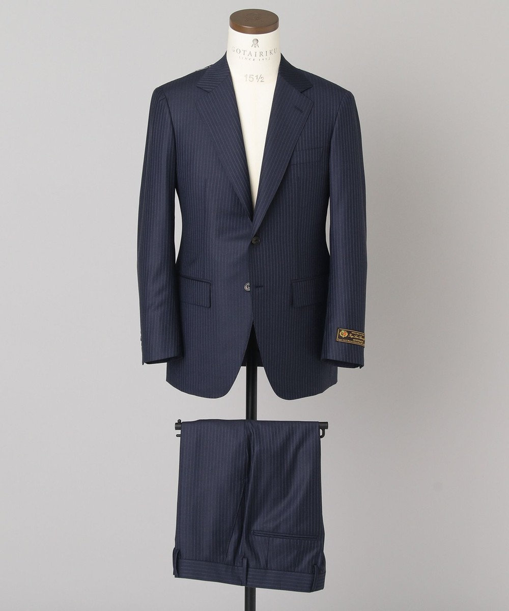 GOTAIRIKU 【Loro Piana】AUSTRALIS Super150's スーツ（※店頭にてパターンメイド受注のみ可能） ネイビー系1
