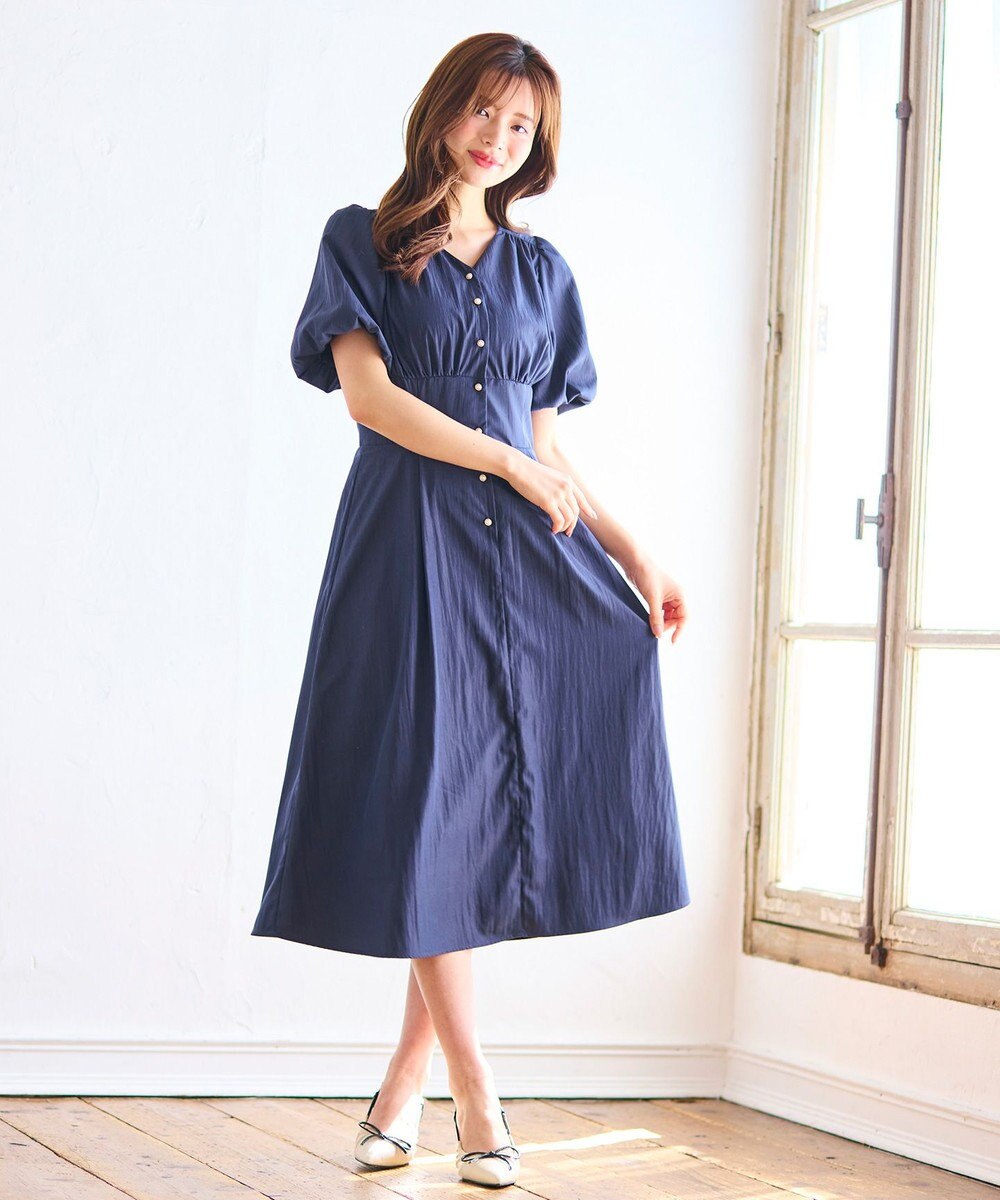 Feroux バルーンスリーブ ワンピース 