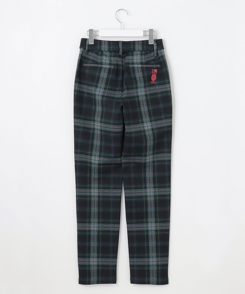 23区GOLF 【WOMEN】チェック柄裏起毛パンツ 