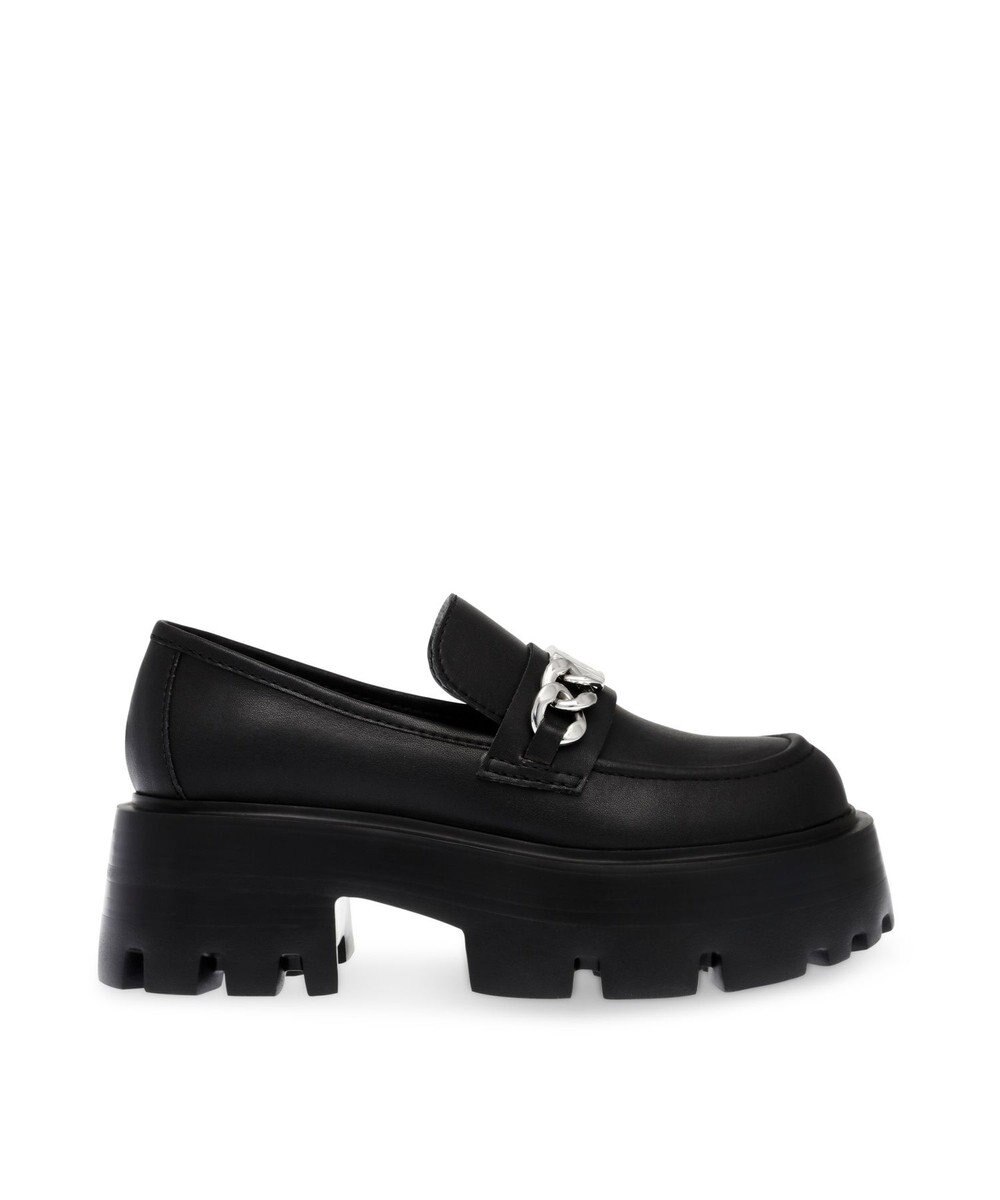 STEVE MADDEN MOTORIDE 厚底チェーンローファー 