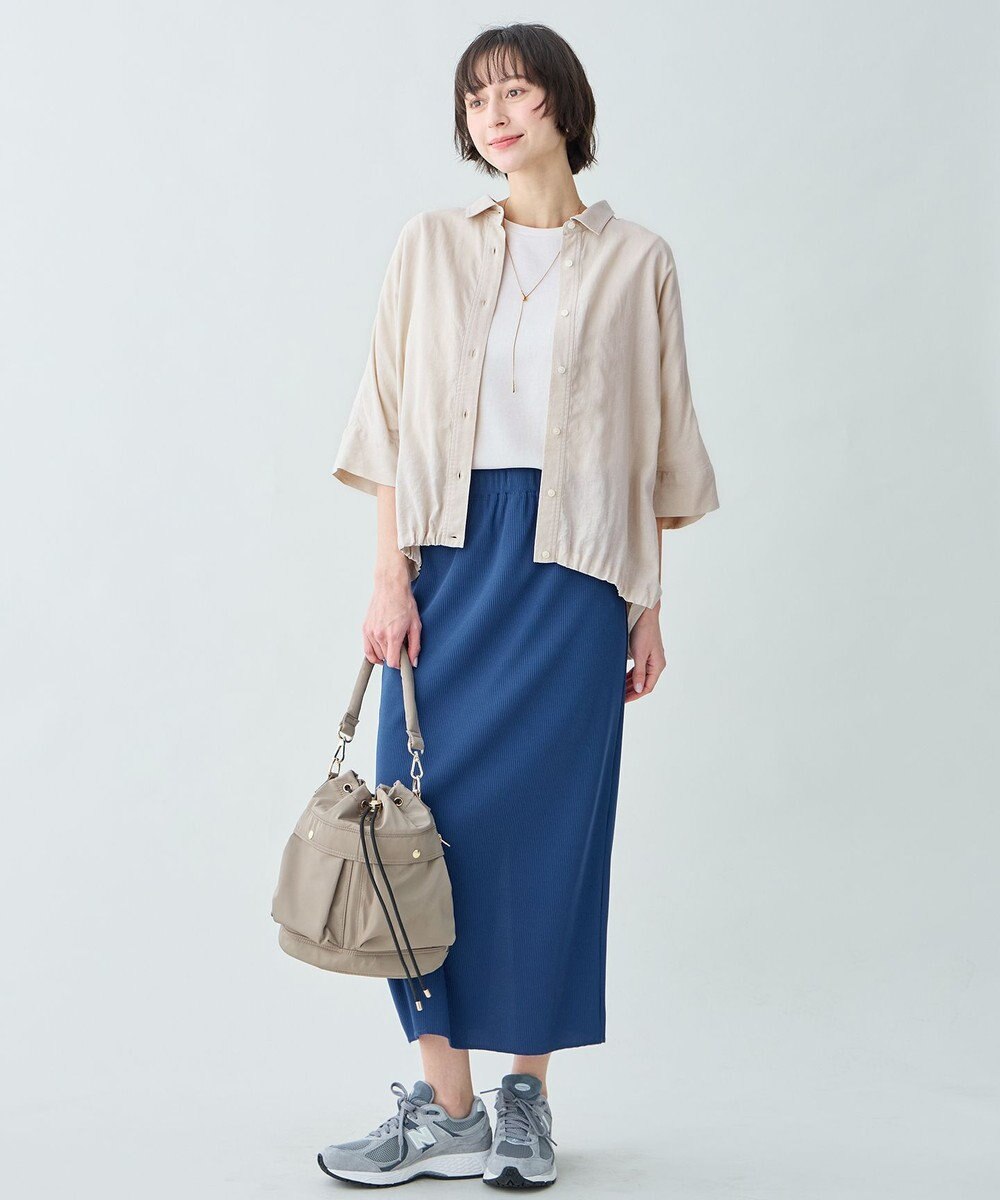 ANY ヨーロピアンリネンハーフスリーブシャツ 