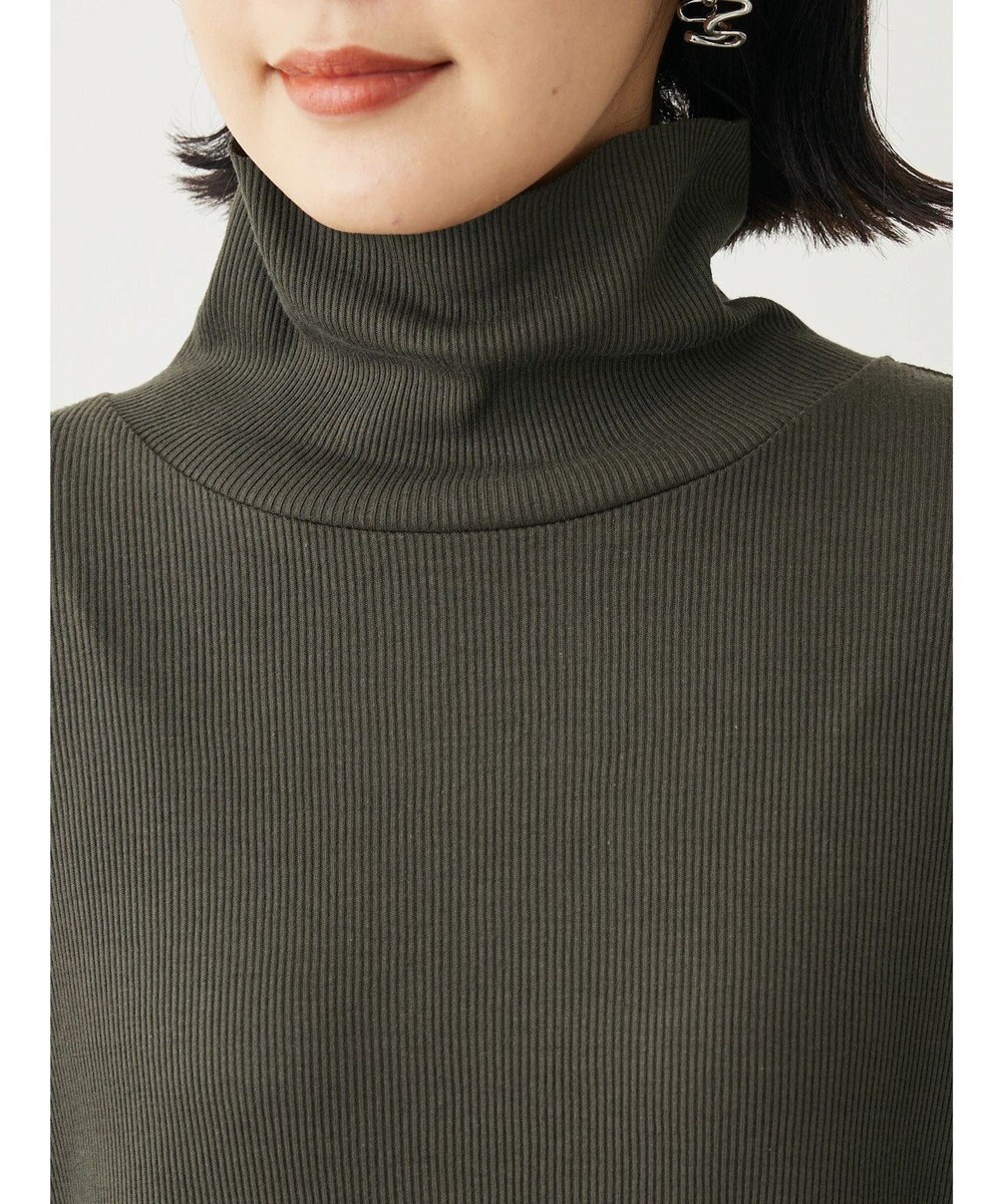 Green Parks リブカットＩラインワンピース 