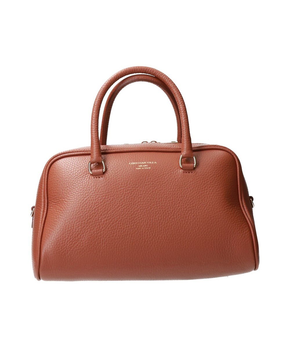 INTER-CHAUSSURES 【CHRISTIAN VILLA】レザーボストンバッグ 